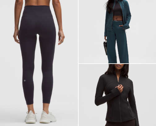 Lululemon  🍋top picks cover photo collage