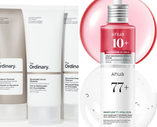 Skincare cover photo collage