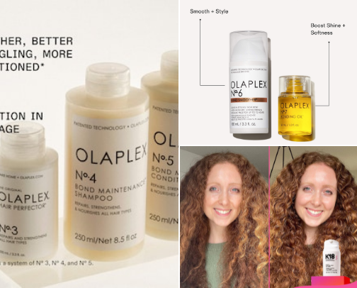 Hair Products cover photo collage