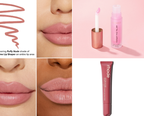 Lip Filler without the filler: it’s giving lip filler allegations cover photo collage