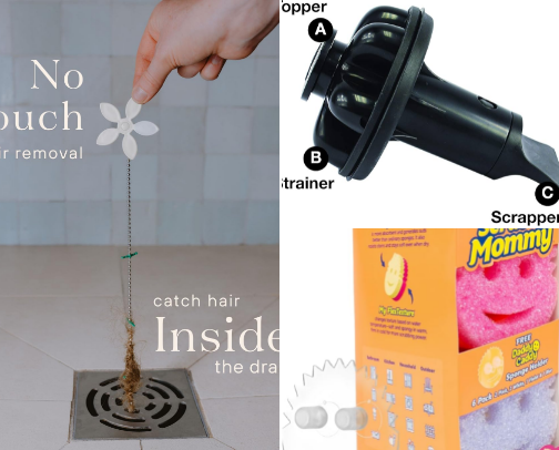 Kitchen, bath, and laundry cleaning cover photo collage