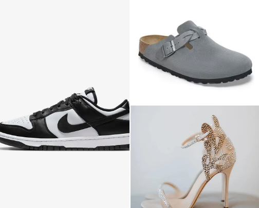 Shoes that will give you a fresh foot forward👟👠 cover photo collage