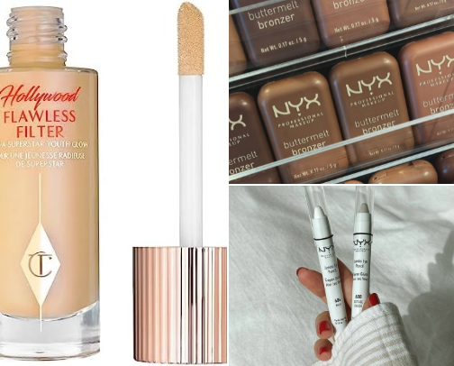 External beauty 💄 cover photo collage