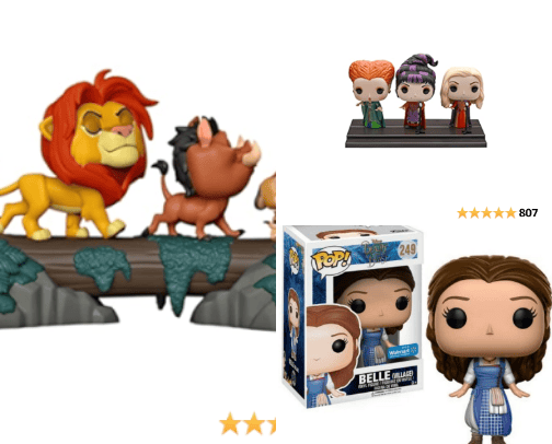 Disney Funko Pop cover photo collage
