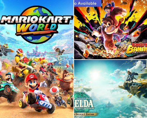 Top Video Gaming Systems with Games to Play. cover photo collage