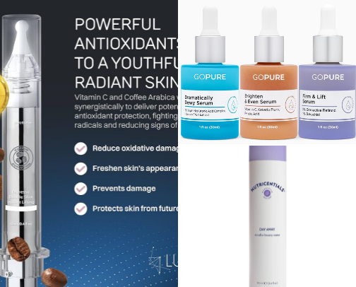 My skincare journey cover photo collage