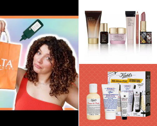 Looking good - makeup and personal care cover photo collage