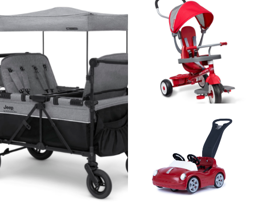 Tiny Adventures: Wheels for Every Journey" cover photo collage