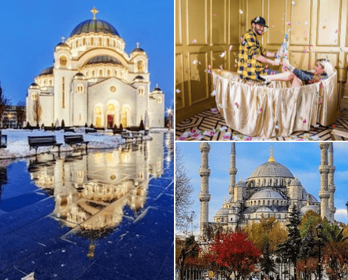 Travel in Europe cover photo collage