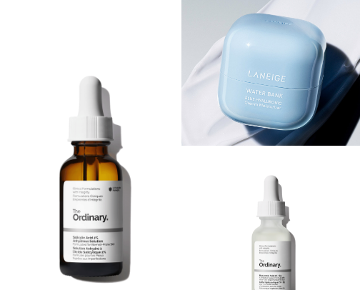 my skin care must haves🫧 cover photo collage