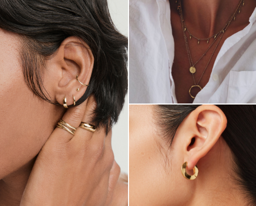 everyday jewelery that feels special 👑 cover photo collage