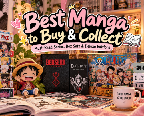 📚 Best Manga to Buy & Collect | Must-Read Series, Box Sets & Deluxe Editions cover photo collage