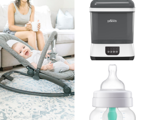 Baby items my daughter made me buy😂 cover photo collage