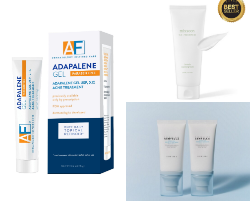 Current Skincare Routine- 30+ with Texture and Dark Spots cover photo collage