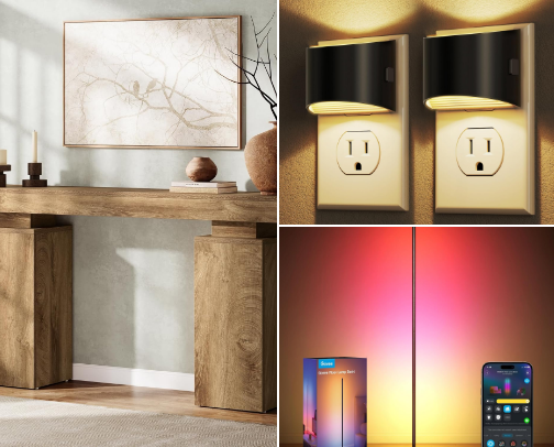 Accent furniture and decor cover photo collage