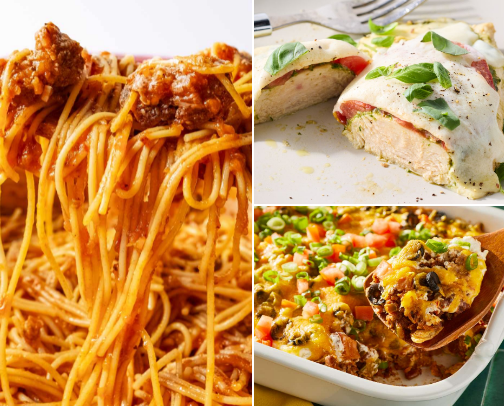 Easy Family Dinner Ideas Everyone Will Love🍽️ cover photo collage