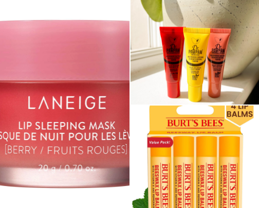 Say goodbye to dry lips… cover photo collage