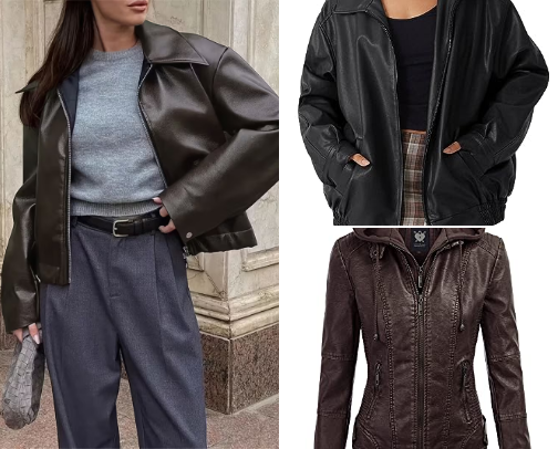 Leather Jackets Top Collection cover photo collage