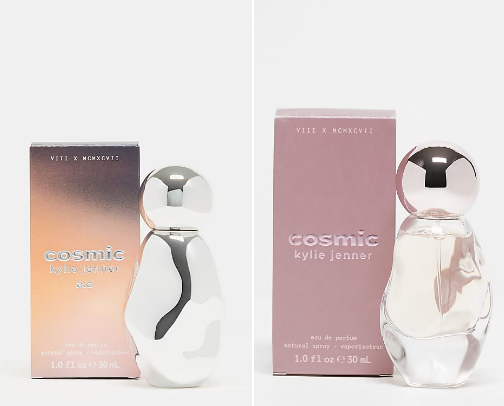 Kylie Jenner perfumes cover photo collage