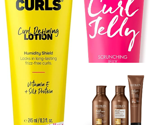 Products I use on my hair cover photo collage