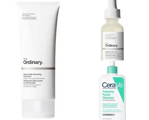 SKINCARE routine cover photo collage