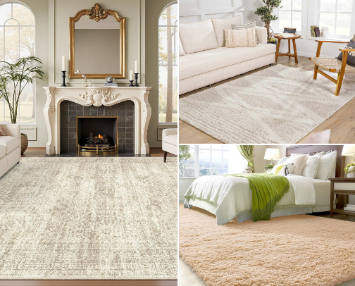 Luxury Rugs That Make Any Room Look Expensive ✨ cover photo collage