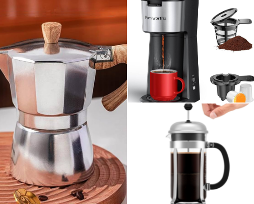 Coffee Makers cover photo collage