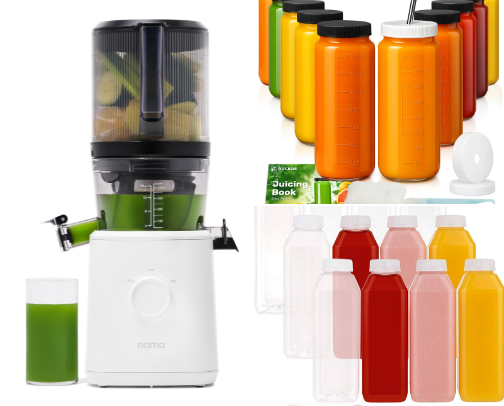 Juicing and Smoothie Essentials cover photo collage