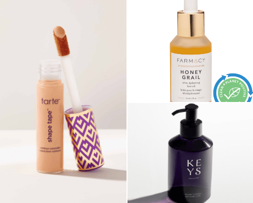 Beauty Products cover photo collage