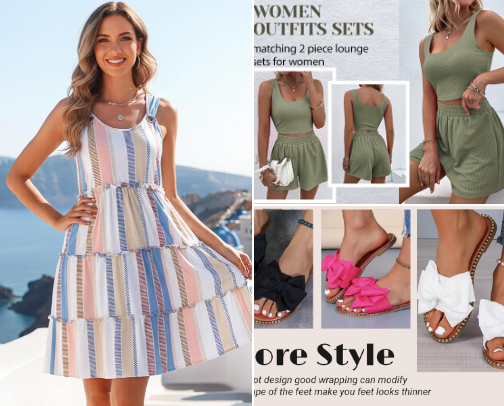 Cute Fashion finds on a budget✨🩷 cover photo collage