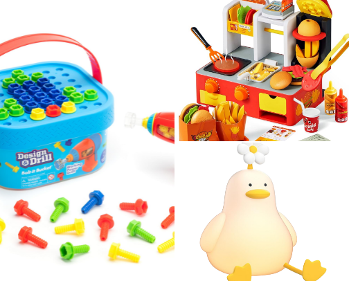 Screen-Free Kids Toys & Activities They Actually Love cover photo collage