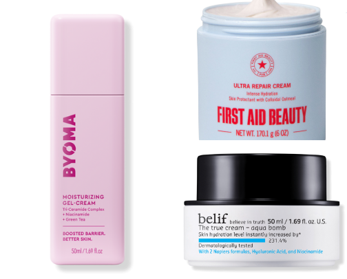 Lightweight Skincare Products for Dry Skin cover photo collage