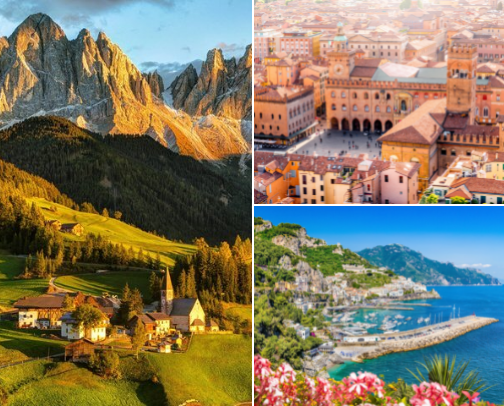 🇮🇹 Places You NEED to Visit in Italy ✨ cover photo collage