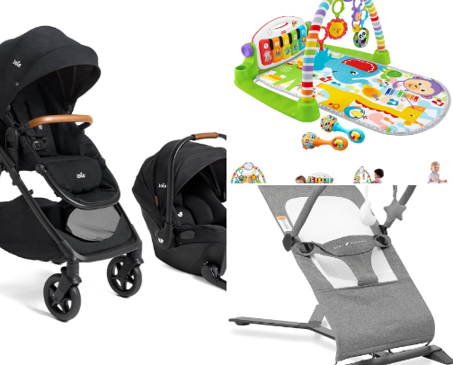 My Favorite *First Time Mom* Baby Items cover photo collage