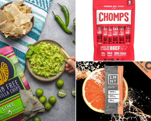 Snacks I'm loving cover photo collage