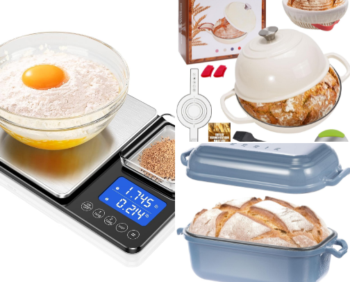 Beginner to Intermediate Sourdough Essentials cover photo collage