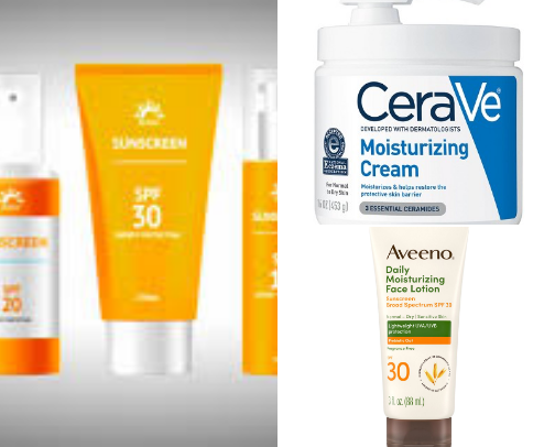 body and face care cover photo collage