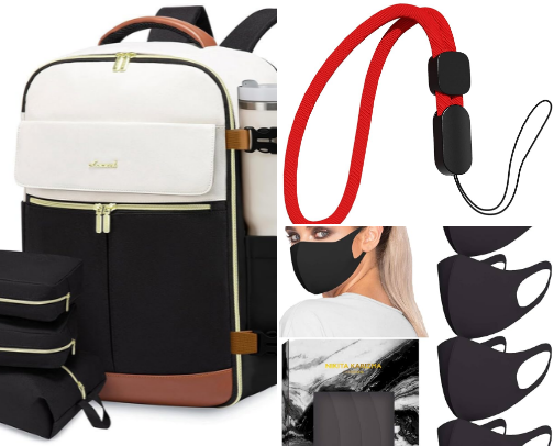Amazon Travel Essentials cover photo collage