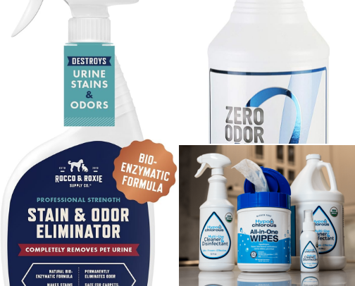 Cleaners that don’t set off your CM detectors! cover photo collage