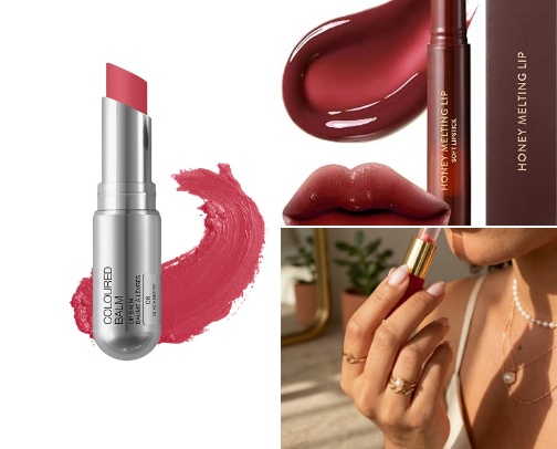 My favorite lip product recs cover photo collage
