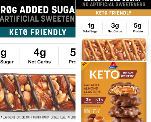 KETO FRIENDLY SNACKS cover photo collage