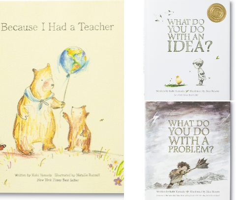 Because I Had a Teacher - New York Times best seller cover photo collage