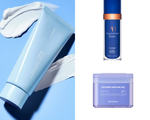 skincare favorites cover photo collage