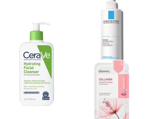 Skincare cover photo collage