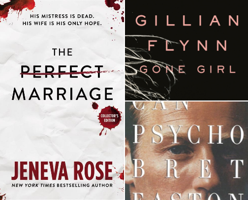 bookshelf to die for 🔪 cover photo collage
