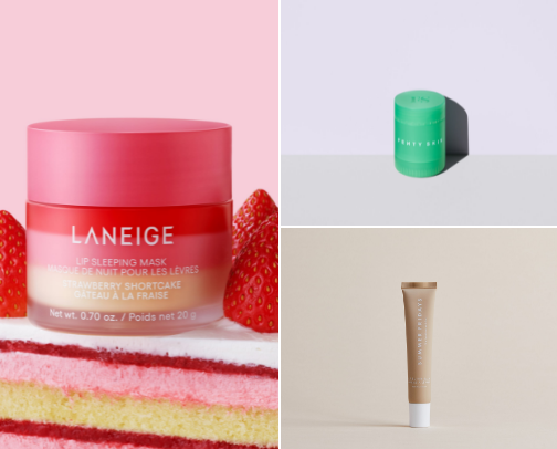 Lip products cover photo collage