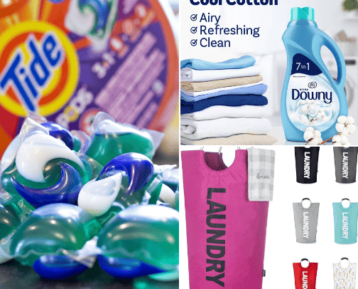 Laundry Essentials cover photo collage