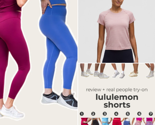 Lululemon stuffs cover photo collage