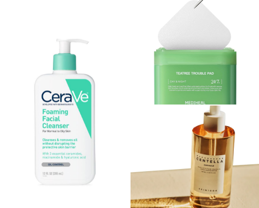 My Skin care routine cover photo collage