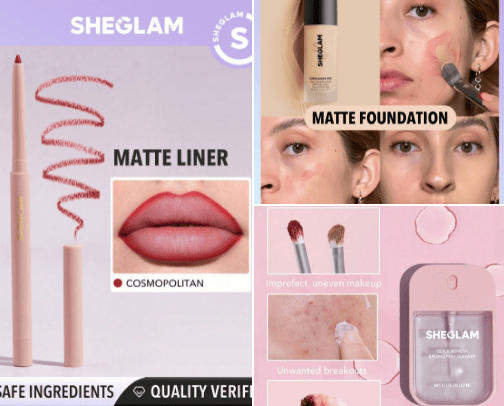 My SHEGLAM Favs ✨ cover photo collage